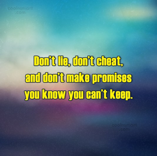 Quotes About Lies And Promises | Wallpaper Image Photo