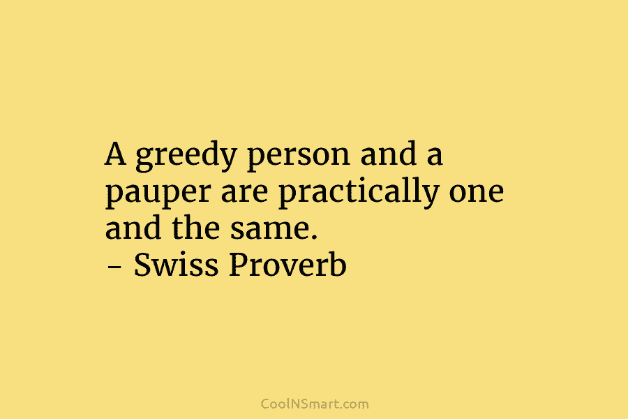 greedy people quotes