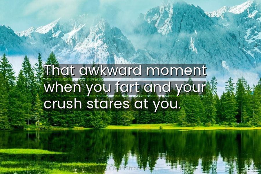 that awkward moment quotes about crushes