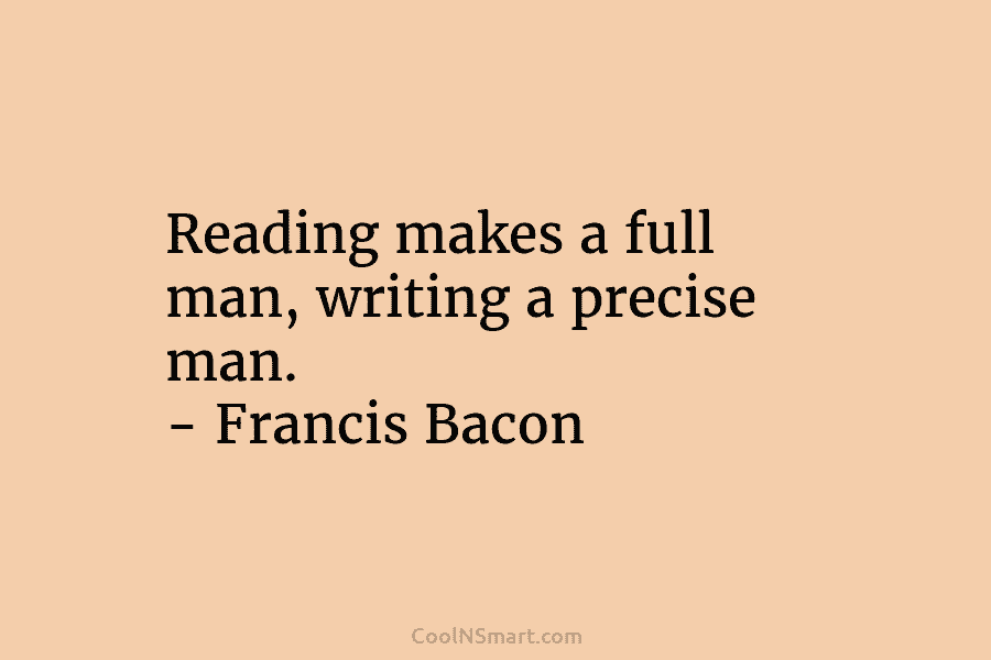 reading makes a man perfect essay wikipedia