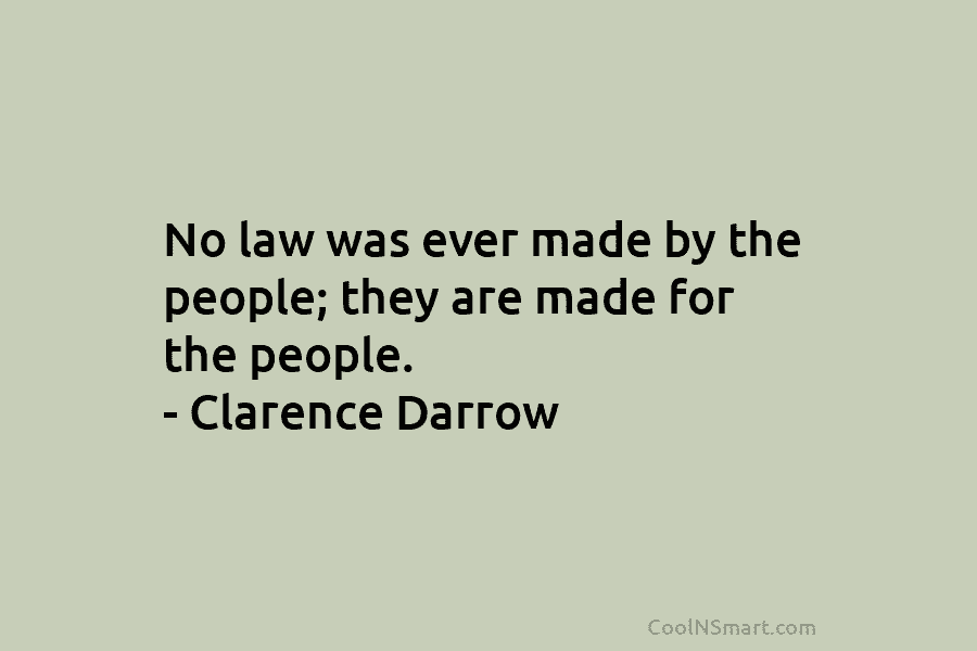 clarence darrow quotes