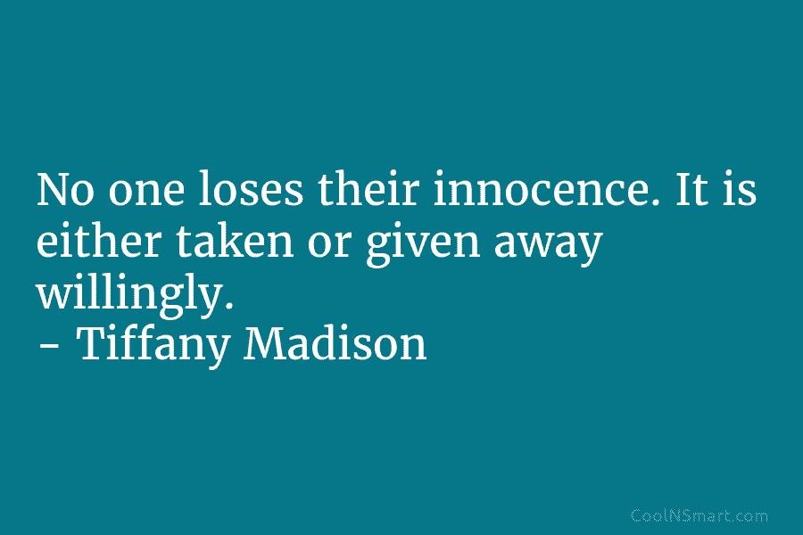 innocence quotes sayings