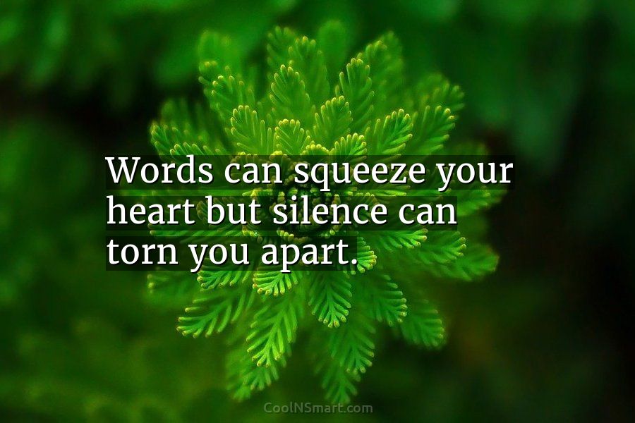 160+ Silence Quotes and Sayings - Page 3 - CoolNSmart